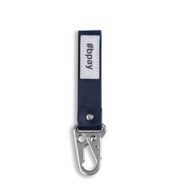 CANVAS KEYRING-BLUE