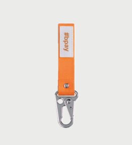 CANVAS KEYRING-ORANGE