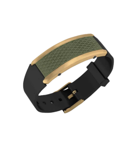 MONACO CONTACTLESS PAYMENT BRACELET KHAKI / BLACK